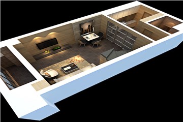 loft设计理想城12-215室